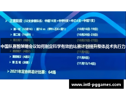 中国队赛前策略会议如何制定科学有效的比赛计划提升整体战术执行力