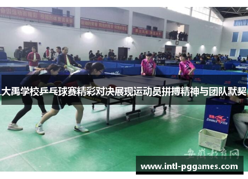 大禹学校乒乓球赛精彩对决展现运动员拼搏精神与团队默契 大禹学校乒乓球赛精彩对决展现运动员拼搏精神与团队默契